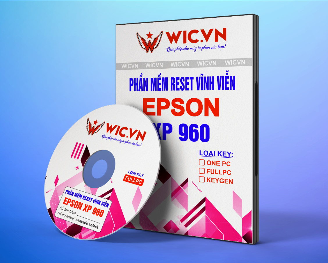 Phần mềm RESET Máy in Epson XP-960 Vĩnh Viễn